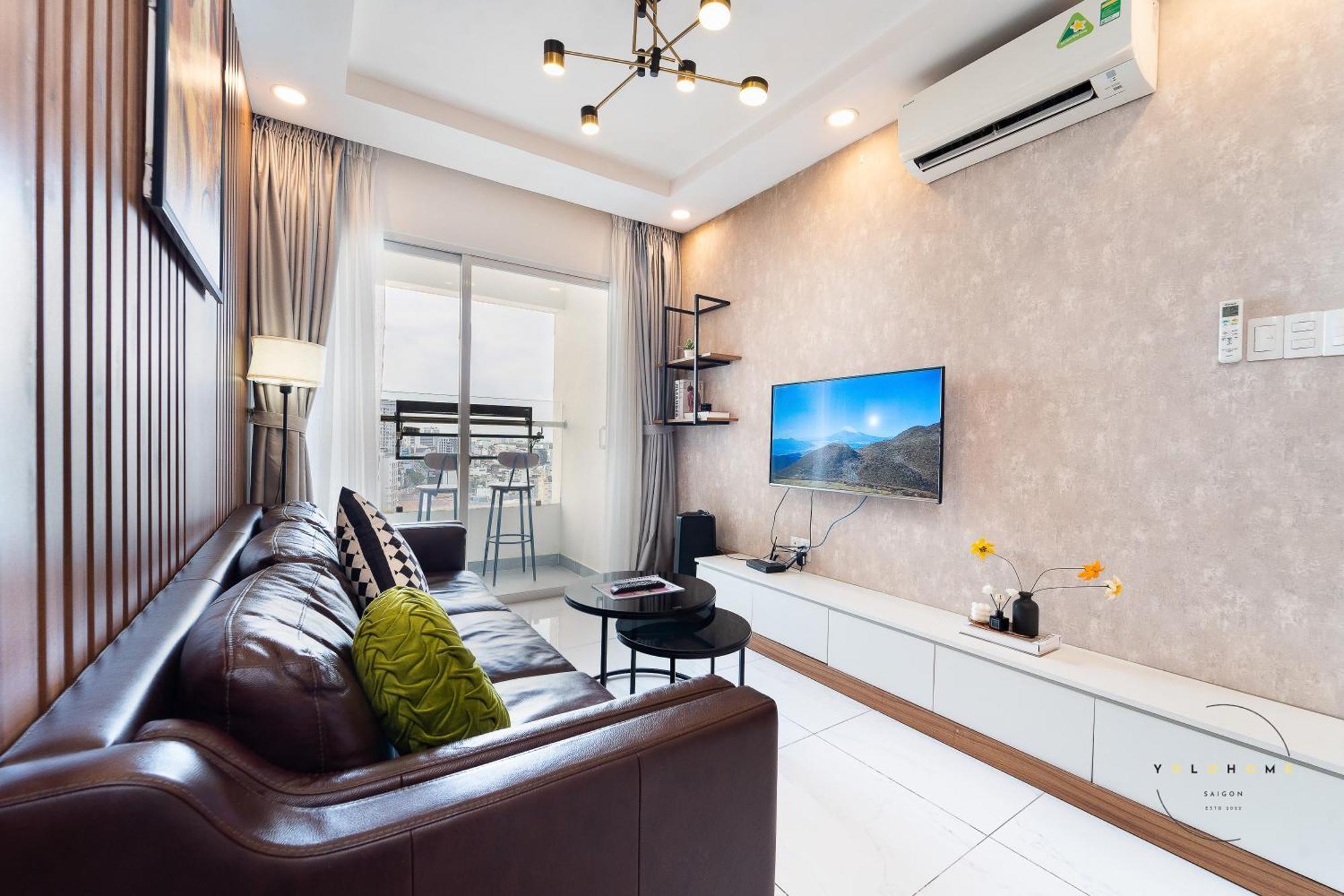 Apartment Elegant 2 Bedroom- Good Location- Yolohomesaigon- Terra
