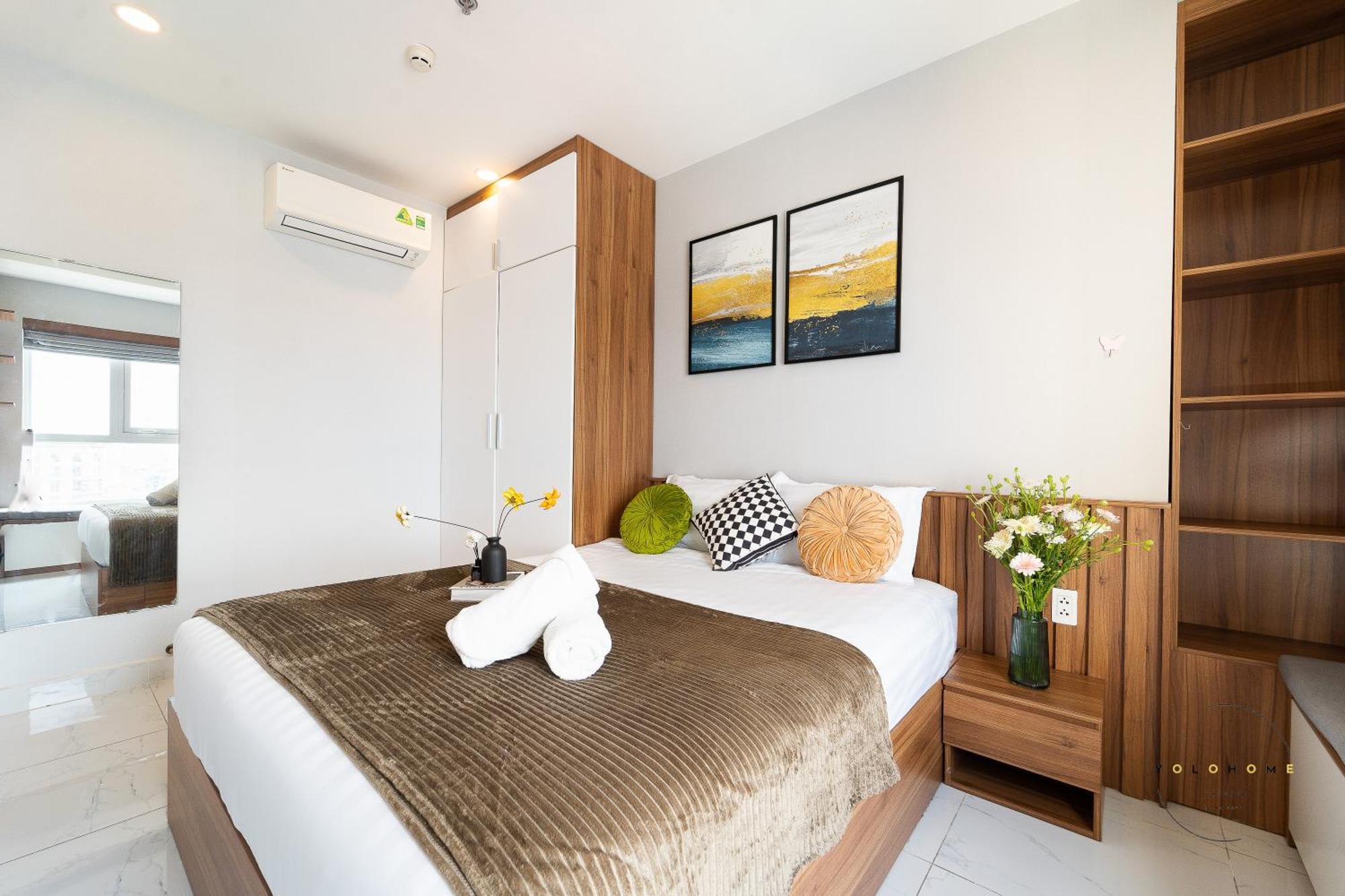 Apartment Elegant 2 Bedroom- Good Location- Yolohomesaigon- Terra Ho Chi Minh City